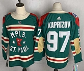 Wild 97 Kirill Kaprizov Green 2022 Winter Classic Adidas Jersey,baseball caps,new era cap wholesale,wholesale hats